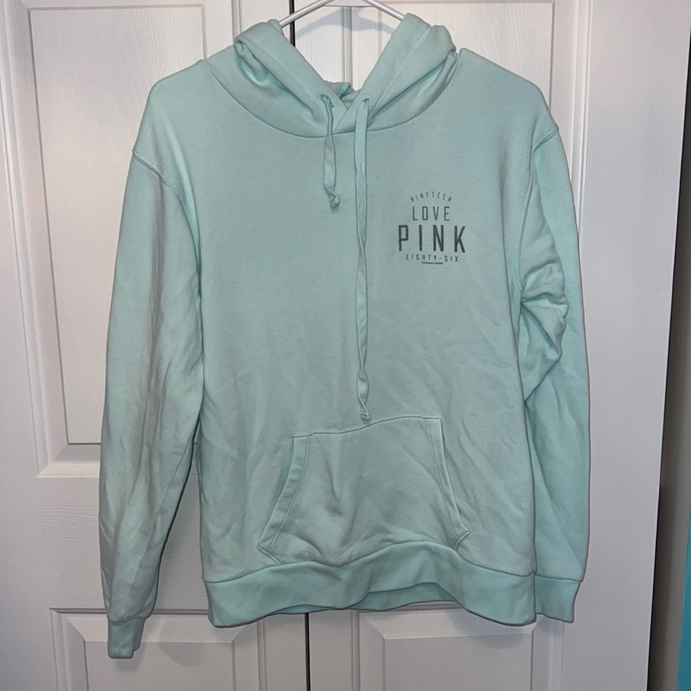 Light Blue PINK Hoodie
